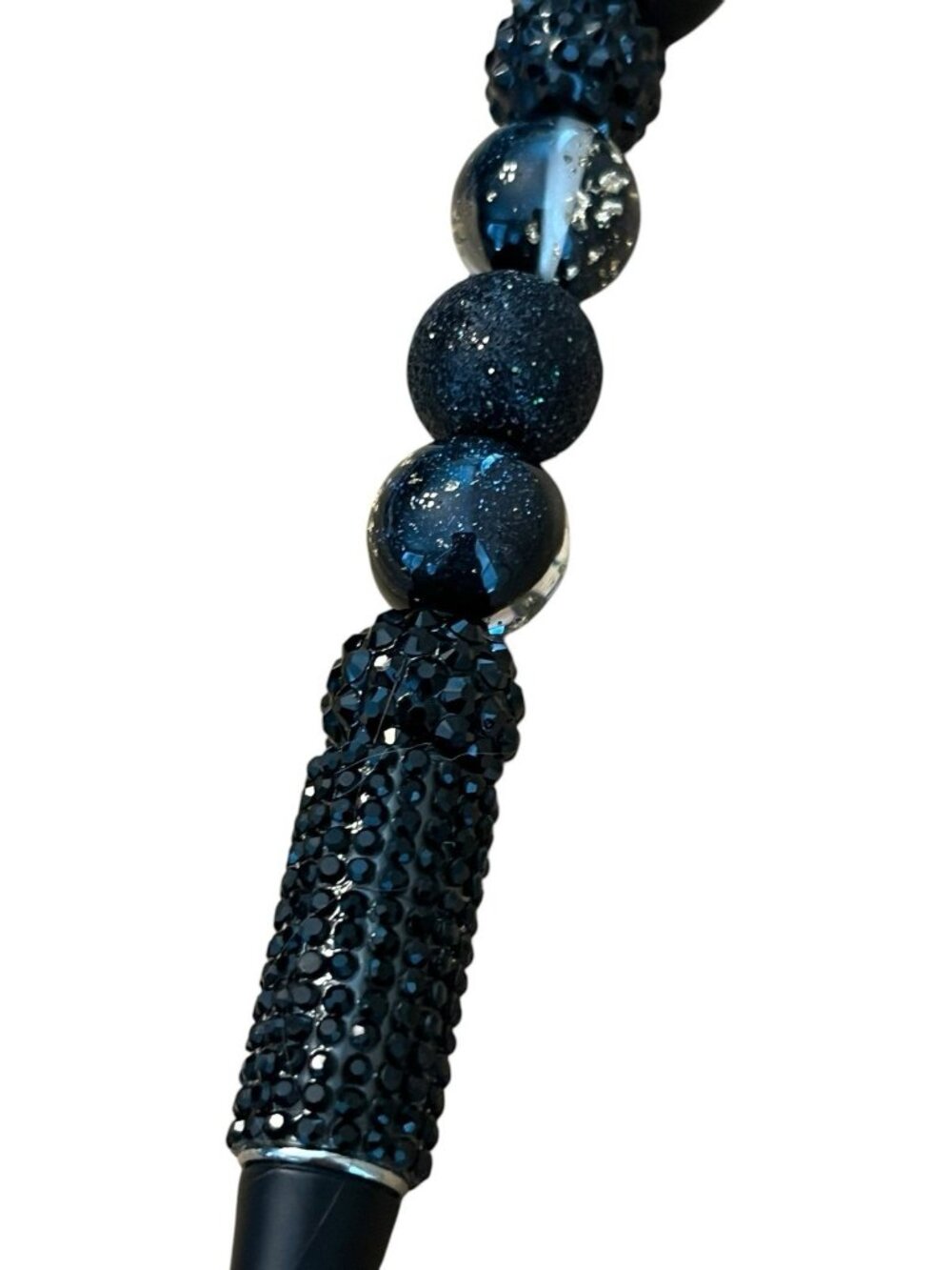 Elvira Mistress of the Dark Doorables Custom Beaded Pen Handmade New - Picture 3 of 6